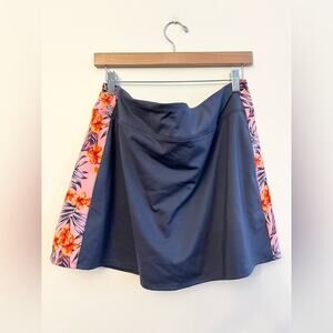 Tommy bahama grey golf skort skirt shorts tropical outdoor athletic vacation XL